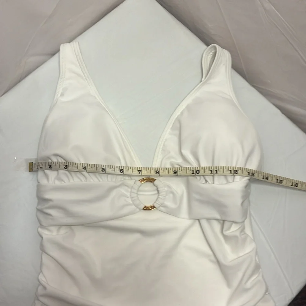 Michael Kors White One-Piece Swimsuit